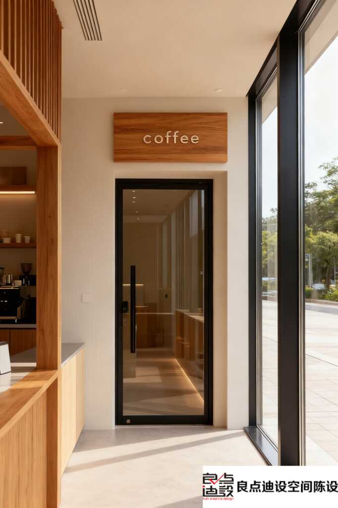 软装设计天花板!这家咖啡店简约木质风，治愈感直接拉满